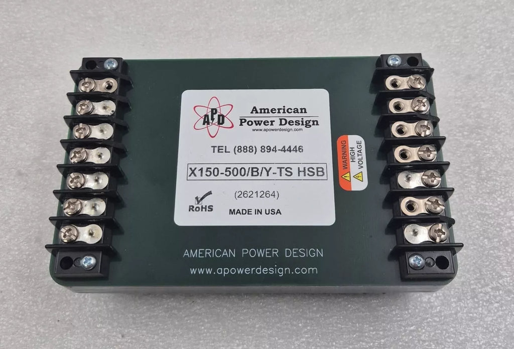 AMERICAN POWER DESIGN POWER SUPPLY X150-500/B/Y-TS HSB
