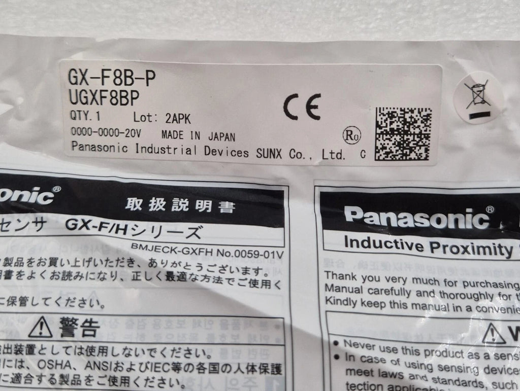 [LOT 7] NEW- Panasonic GX-F8B-P UGXF8BP Inductive Proximity Sensor GX-F/H Series