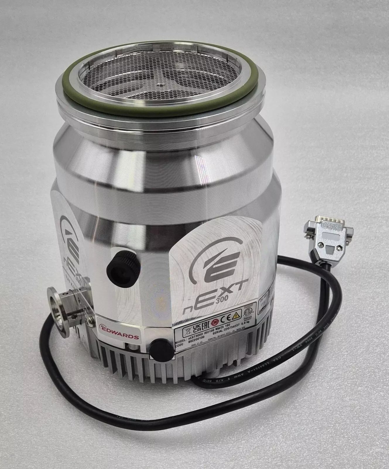 EDWARDS nEXT300 nEXT300D ISO100 160 Turbo Pump TURBOMOLECULAR 24-48V 200W
