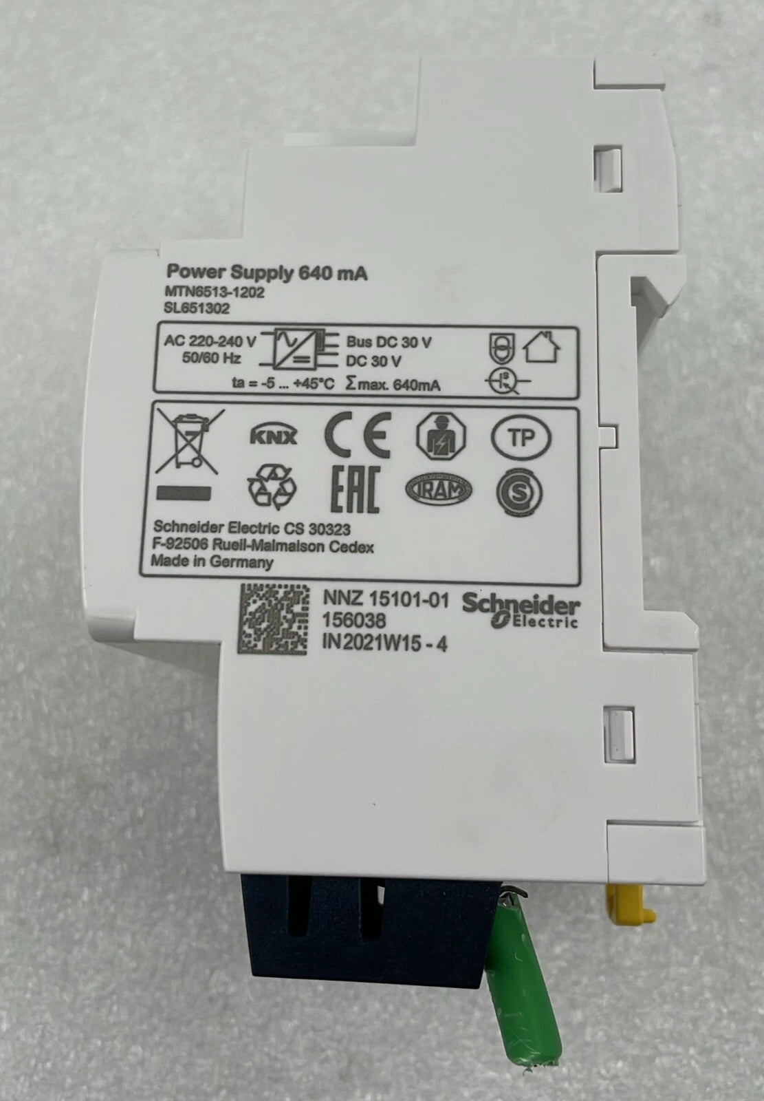 Schneider MTN6513-1202 SpaceLogic KNK Power Supply 640 mA