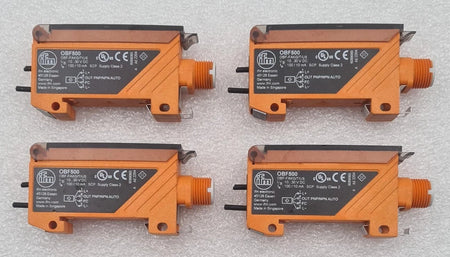 Lot of 4 IFM OBF500 fiber optic photoelectric sensor amplifiers