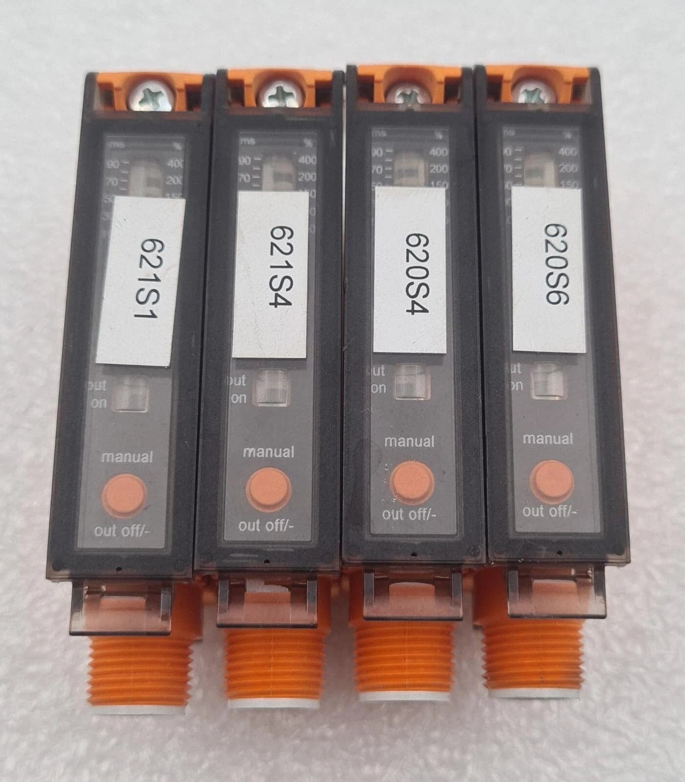 [LOT OF 4] IFM Photoelectric Sensor Fiber-Optic Amplifier OBF500 OBF-FAKG/T/US