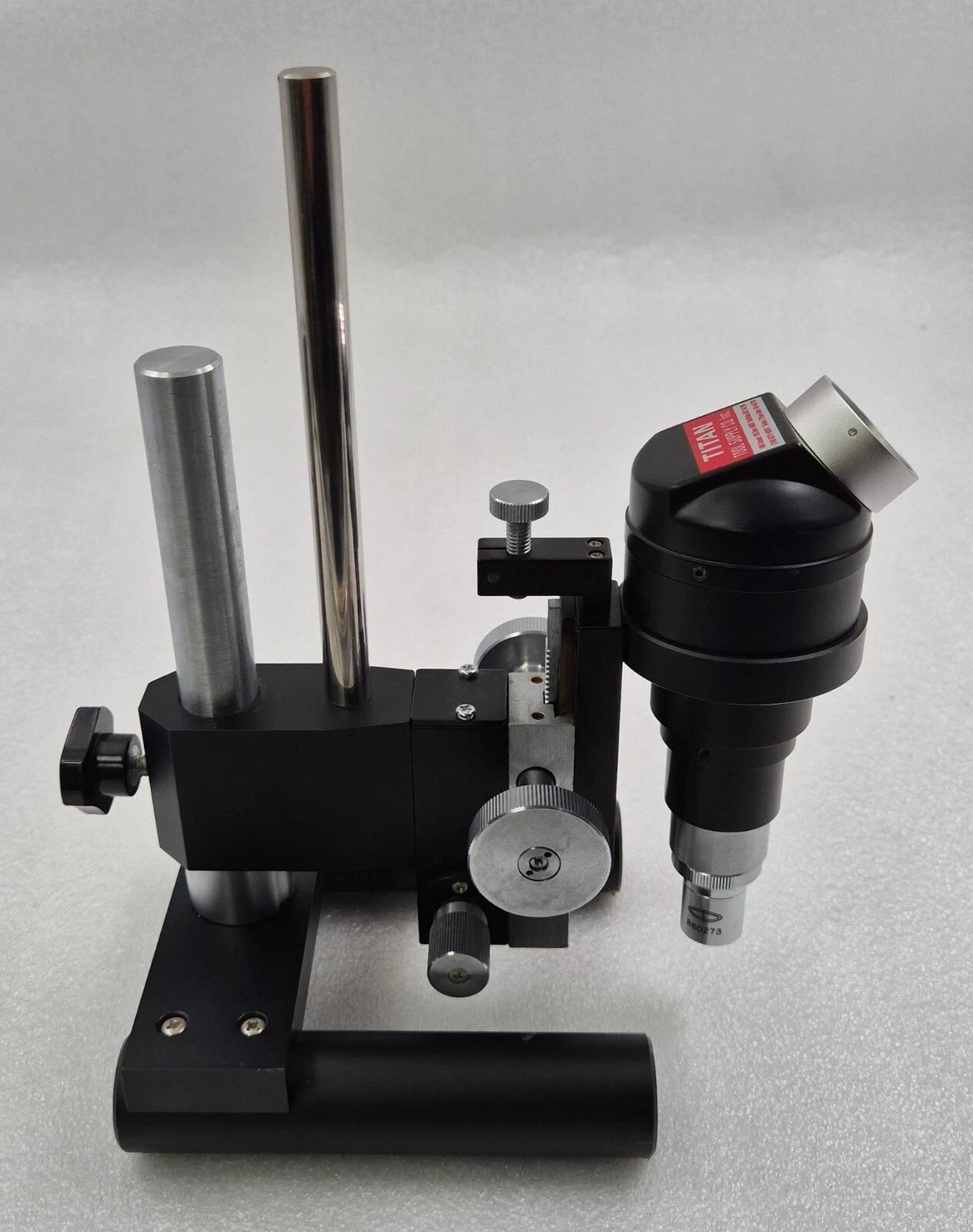 TITAN TOOL SUPPLY Monocular Measuring Microscope Stand W/ Objective Lens 10 0.25