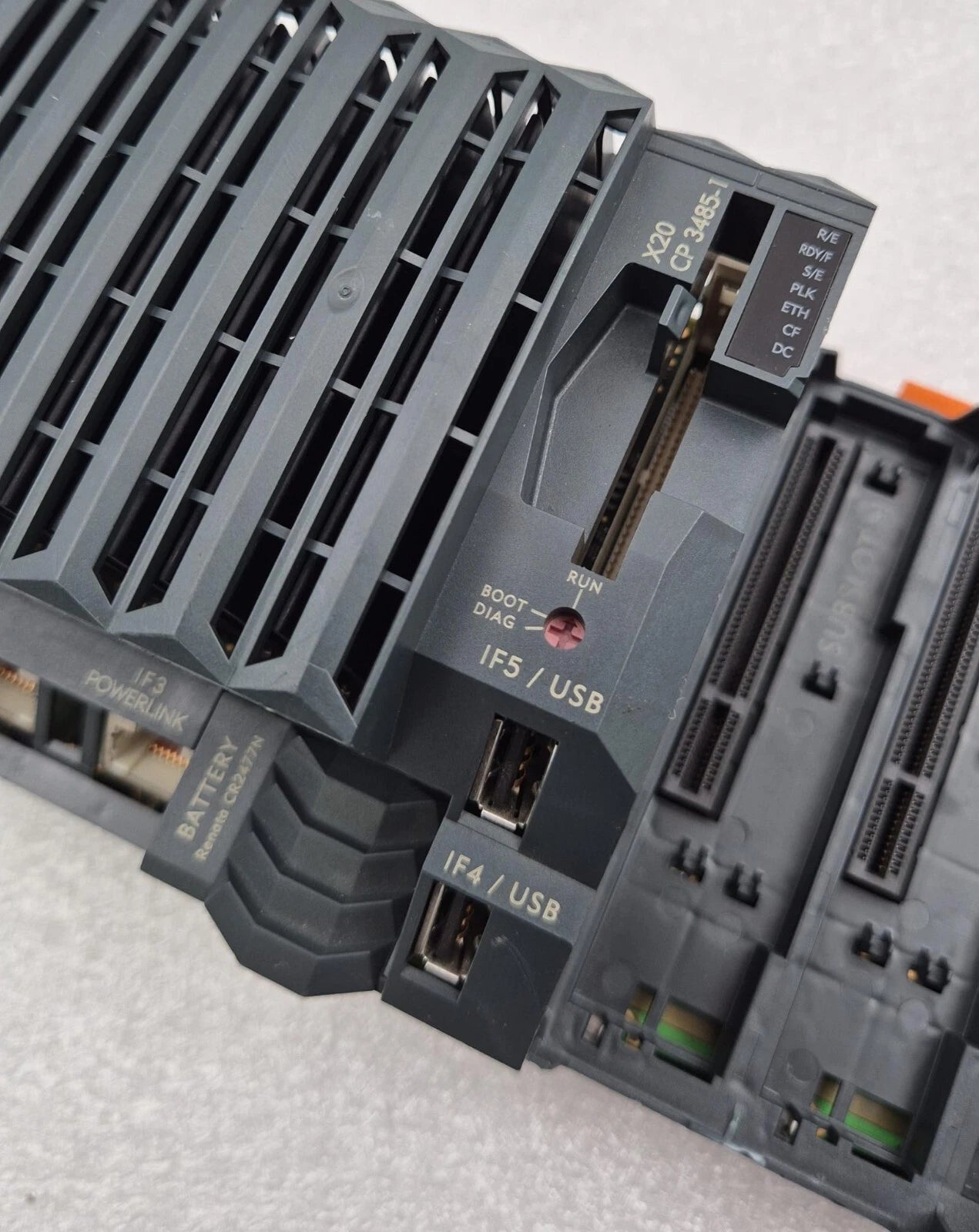 B&R Automation X20 CP 3485-1 Rev. I0 CPU Central Processing Unit Module #2