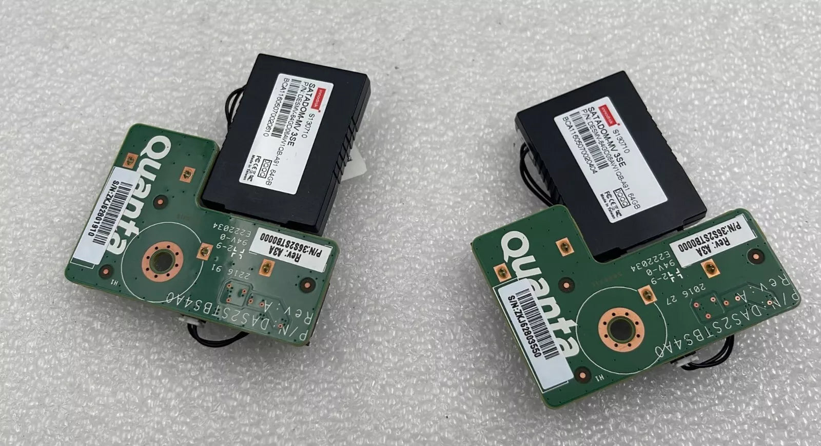 [LOT 2] Quanta DAS2STBS4A0 36S2STB0000 InnoDisk SATADOM-MV 3SE 64GB SATA SLC SSD