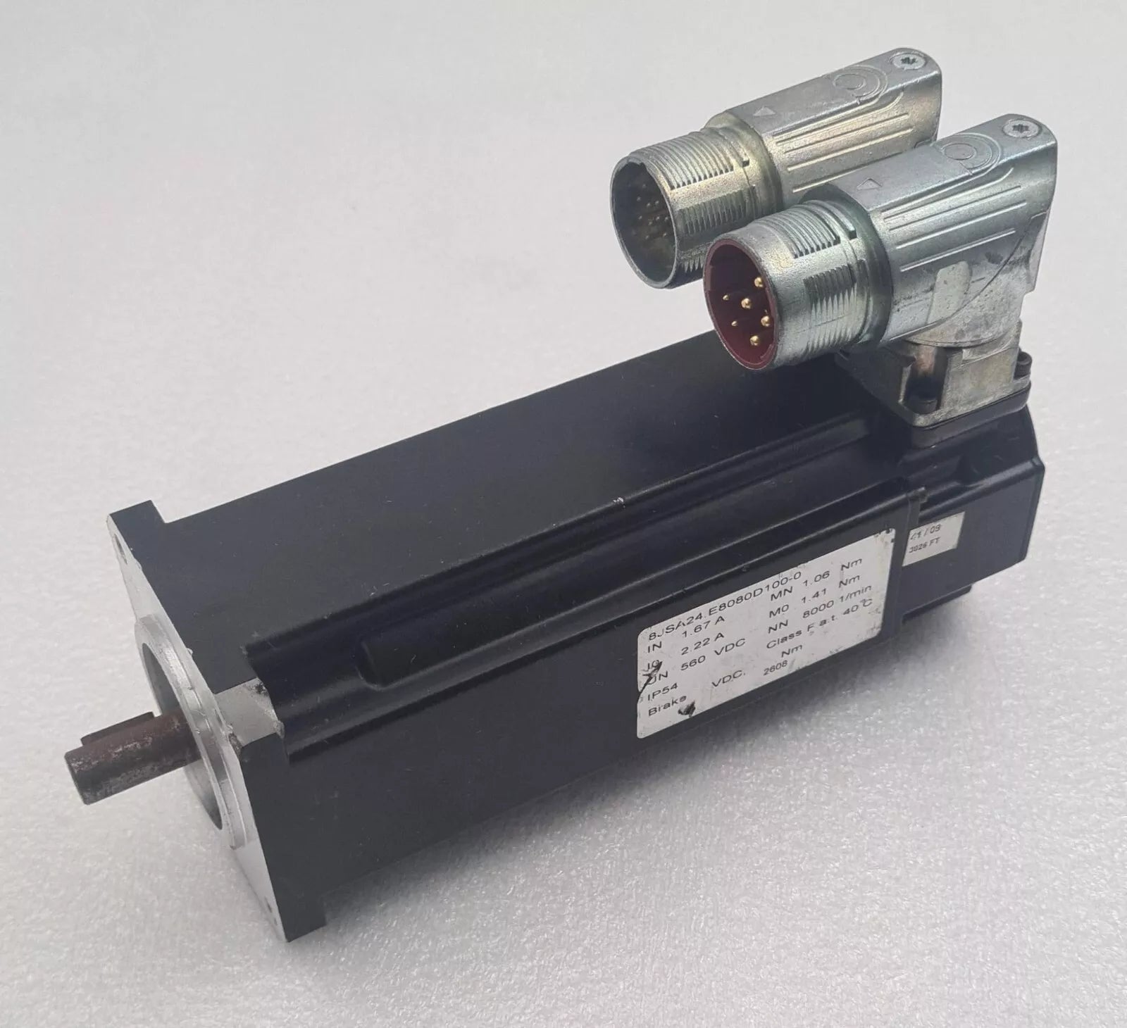 B&R Automation 8JSA24.E8080D100-0 Servo Motor 560VDC 8000rpm