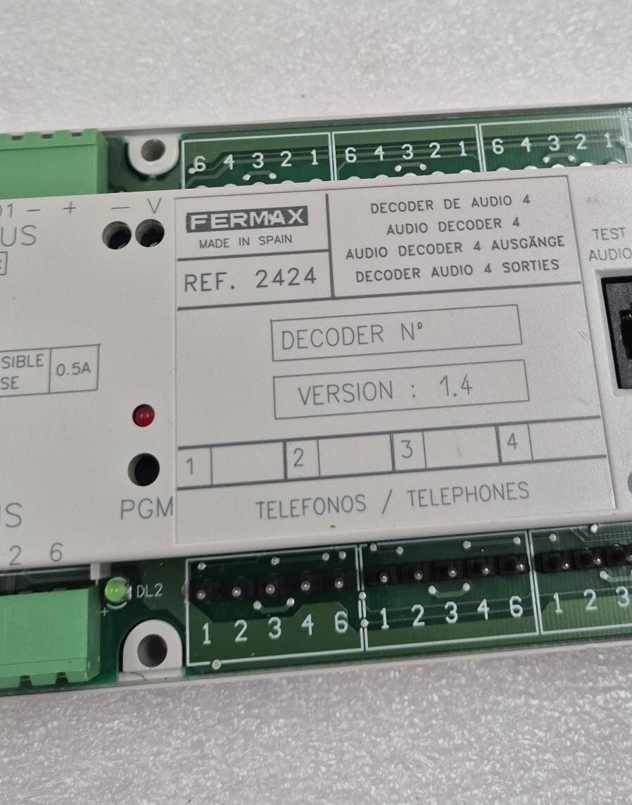 NEW - FERMAX REF 2424 4/W MDS AUDIO DECODER
