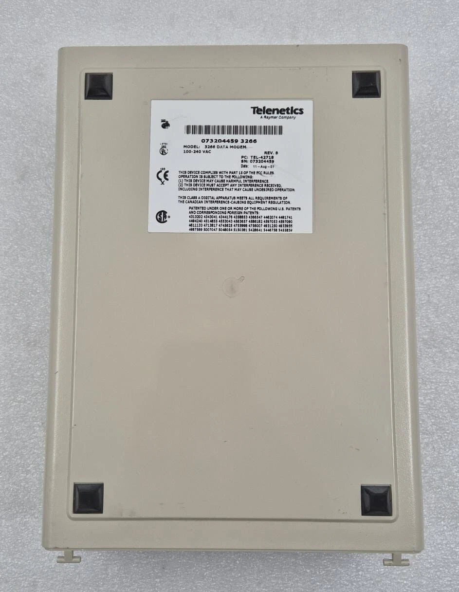 Telenetics Raymar 3266 DATA MODEM 100-240VAC TEL-42718