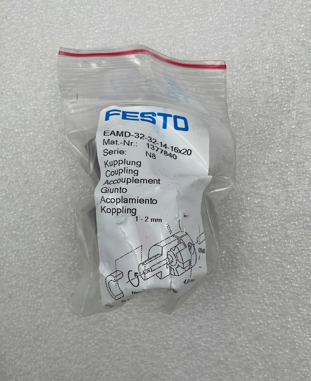 NEW - FESTO EAMM-A-L48-60H Axial Kit 1456611