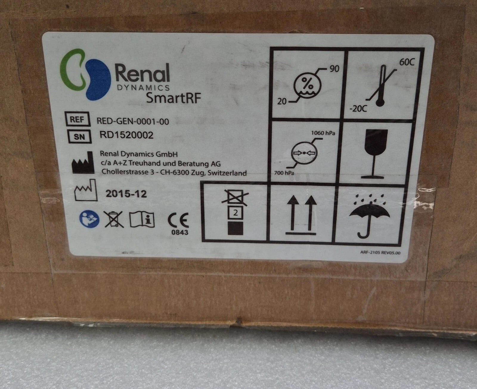 Renal DYNAMICS SmartRF Generator RED-GEN-0001-00 ReDy Monitor Display 30.5"