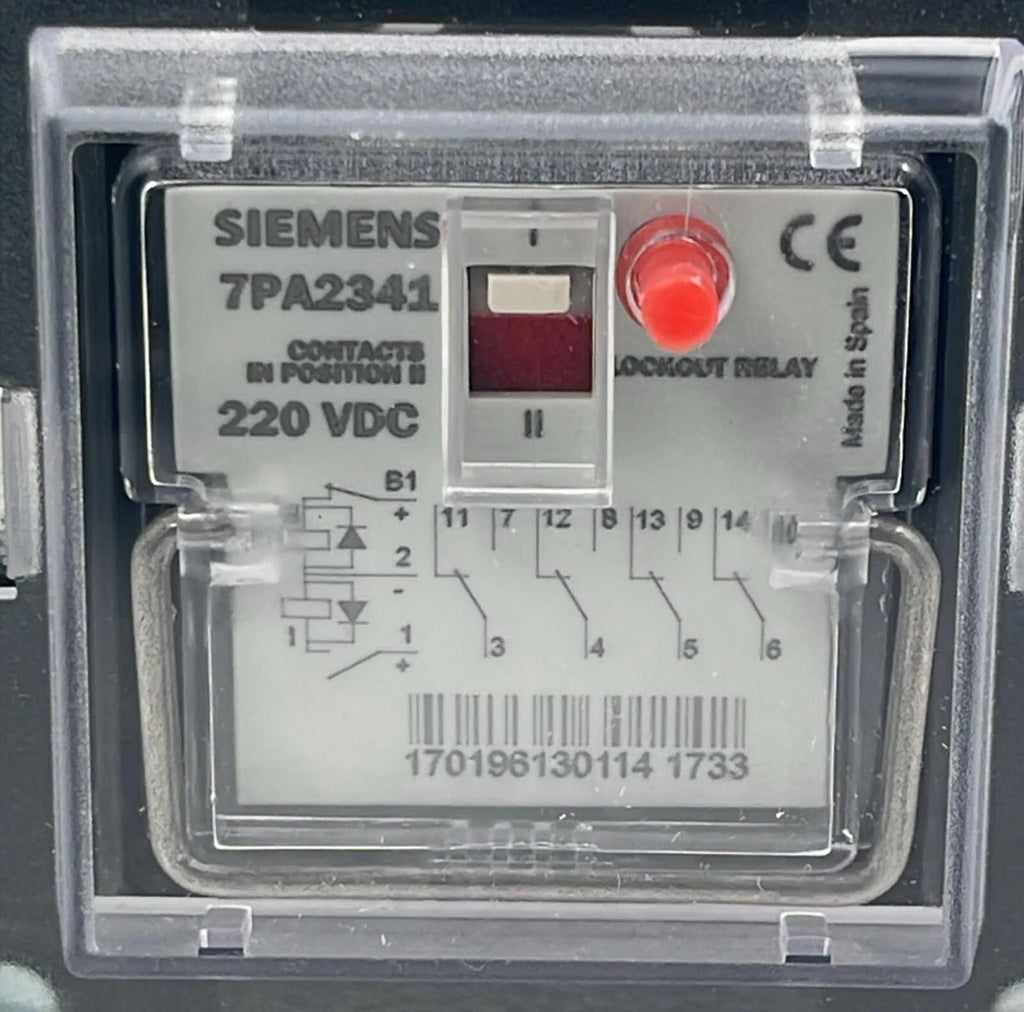 Siemens 7PA2341 LOCKOUT FAST RELAY 4NC/NO