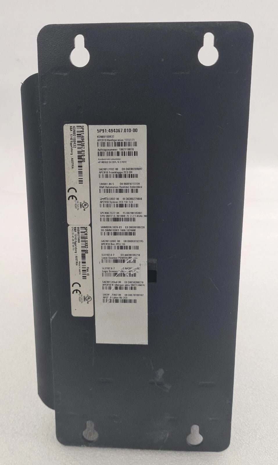 B&R Automation PC 910 5PC910.SX02-00 I0 5P91 494367 Industrial Computer **AS-IS