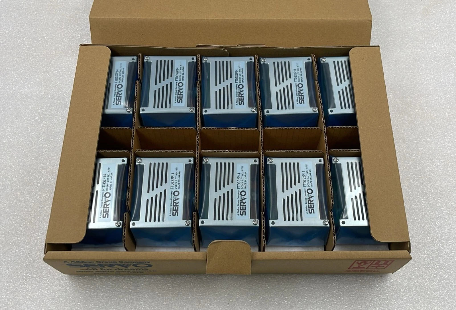 [LOT 10] NEW** Nidec SERVO FTD3S2P14 Hybrid Stepping Motor Driver DC24V AS41037A