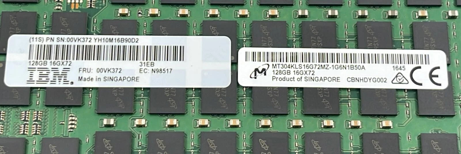Micron MT304KLS16G72MZ-1G6N1B50A 128GB DDR4 1600Mhz Server RAM – IBM 00VK352