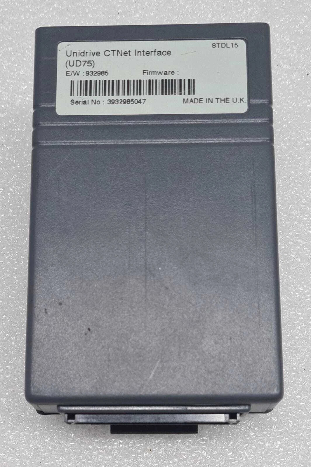 Control Techniques Unidrive CTNet Interface UD75 Module STDL15 **AS-IS