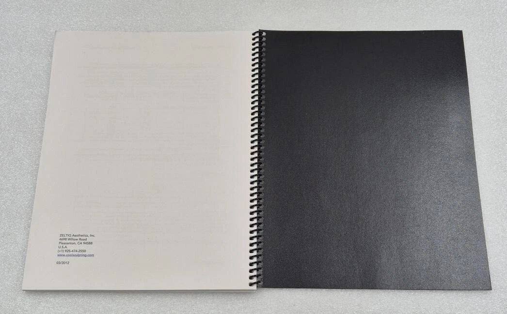 Zeltiq CoolSculpting Breeze System User Manual BRZ-001-TUM-EN3-B Hard Copy