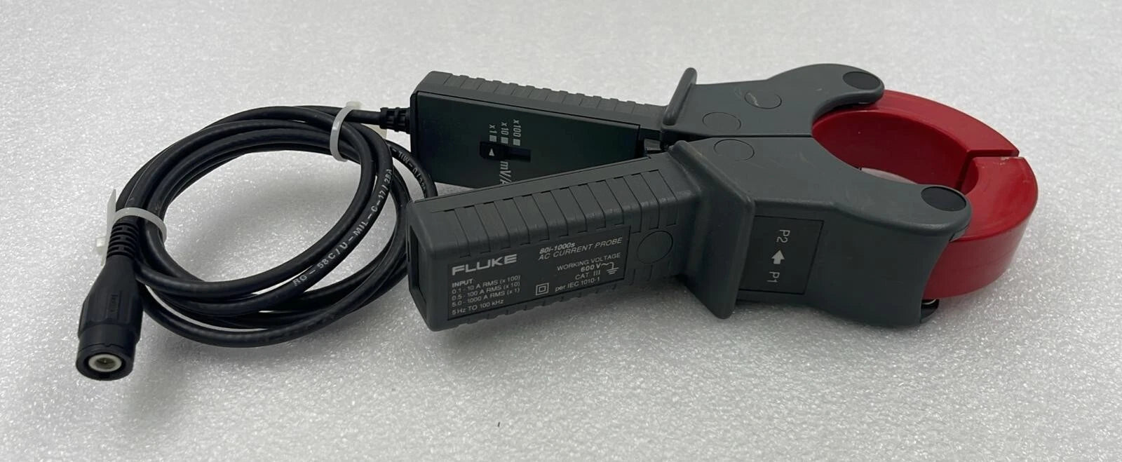 Fluke 80i-1000s AC Current Probe For Oscilloscopes