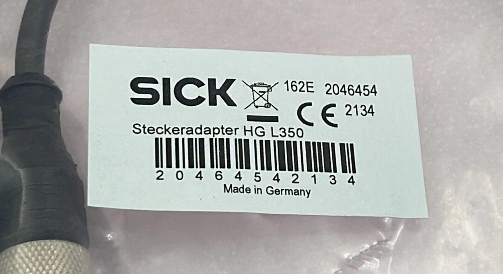 [LOT 2 PCS] NEW - SICK Steckeradapter 2046454 HG L350