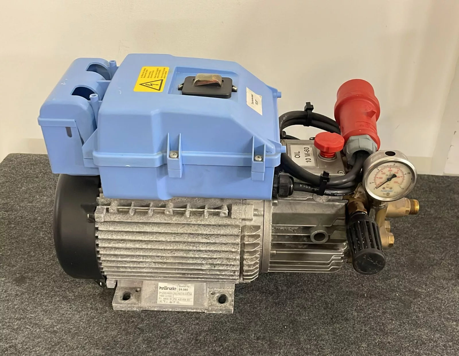 Kranzle 24.080 Industrial High-Pressure Pump Motor 4.0KW 3-Phase 230/400V 50Hz