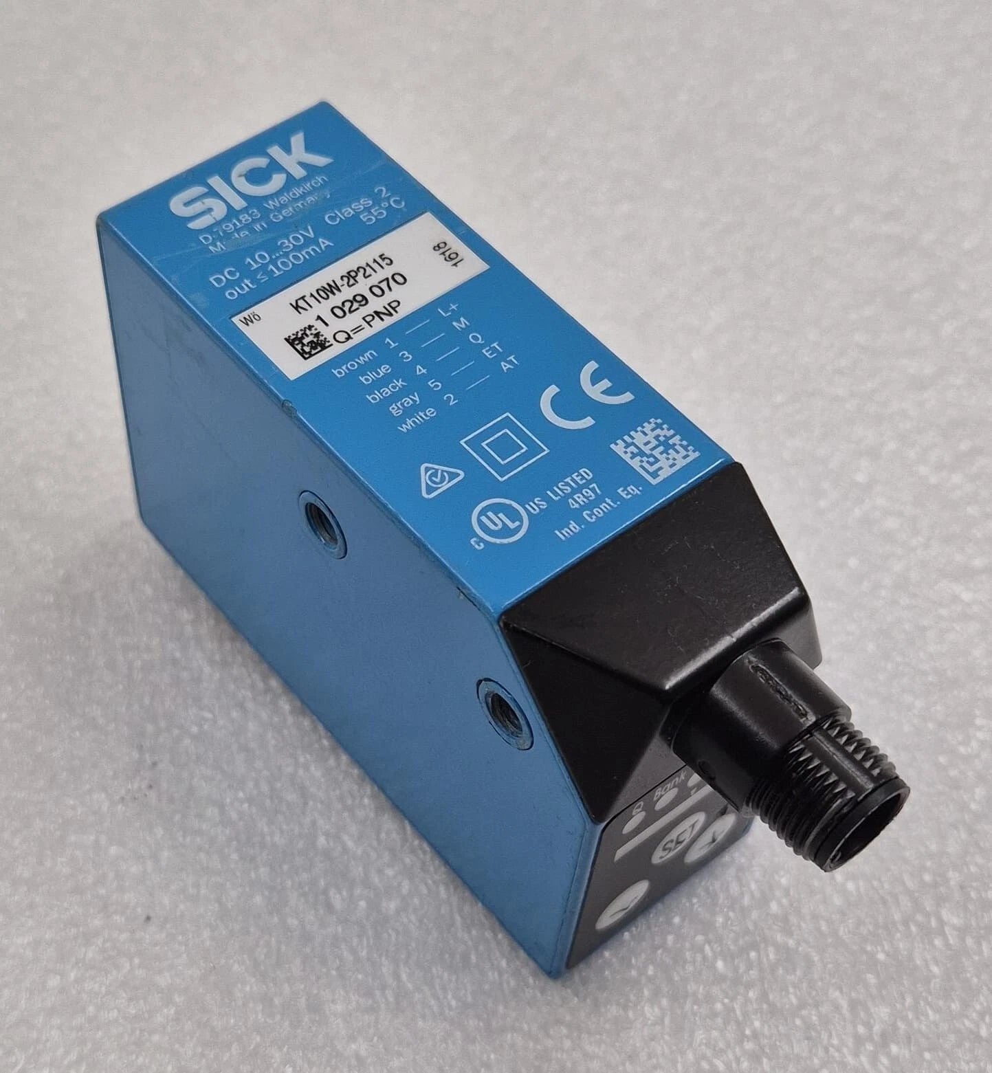SICK KT10W-2P2115 contrast Sensor 1 029 070 Q=PNP