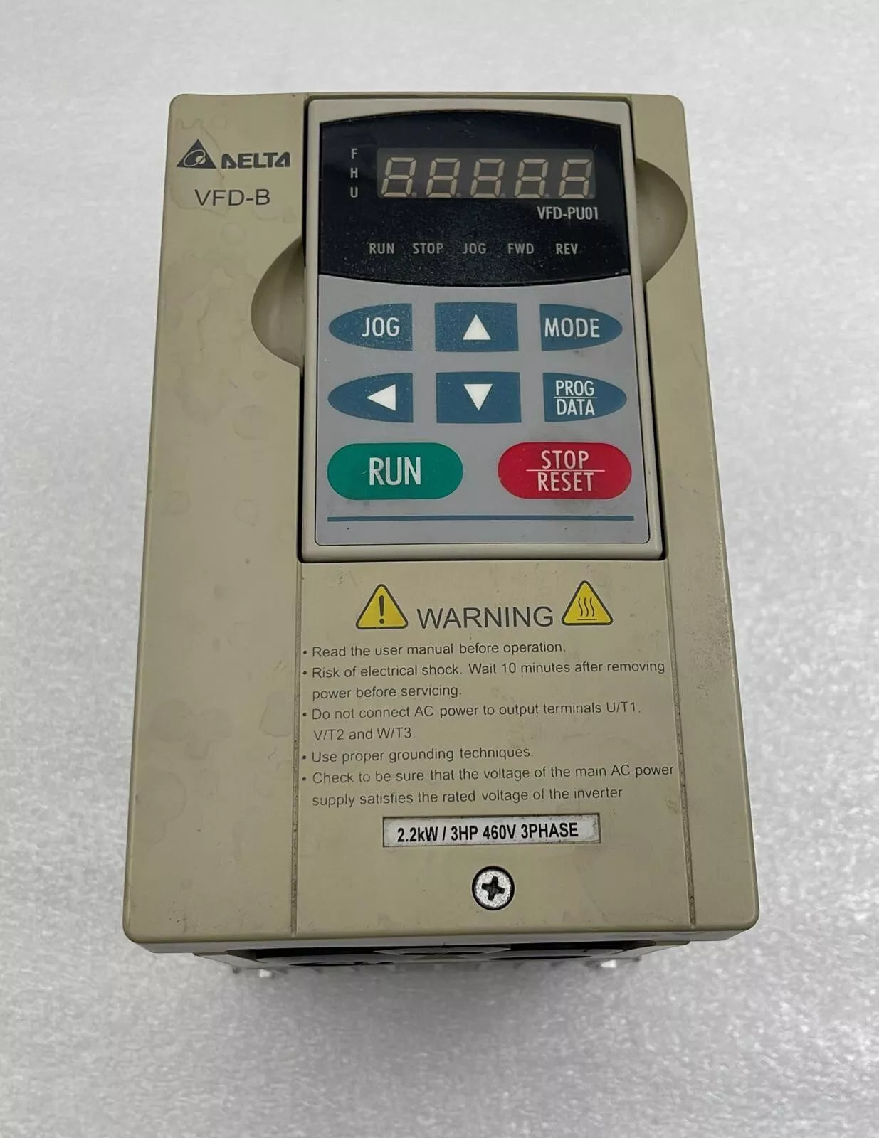 DELTA VFD-B VFD022B43B AC Drive 2.2kW 3HP 460V 3-Phase