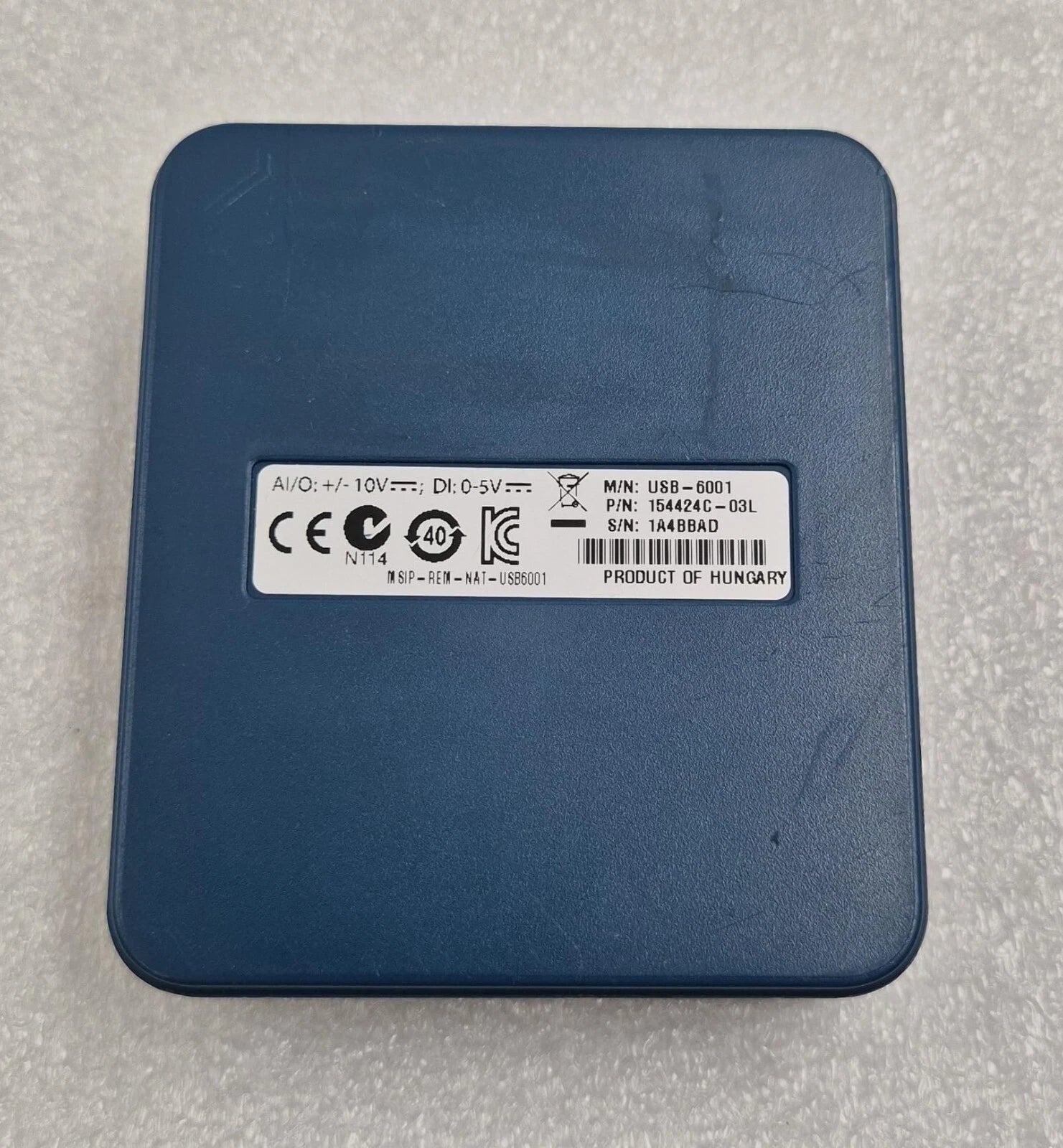 National Instruments NI USB-6001 154424C-03L Data Acquisition Card DAQ **AS-IS**