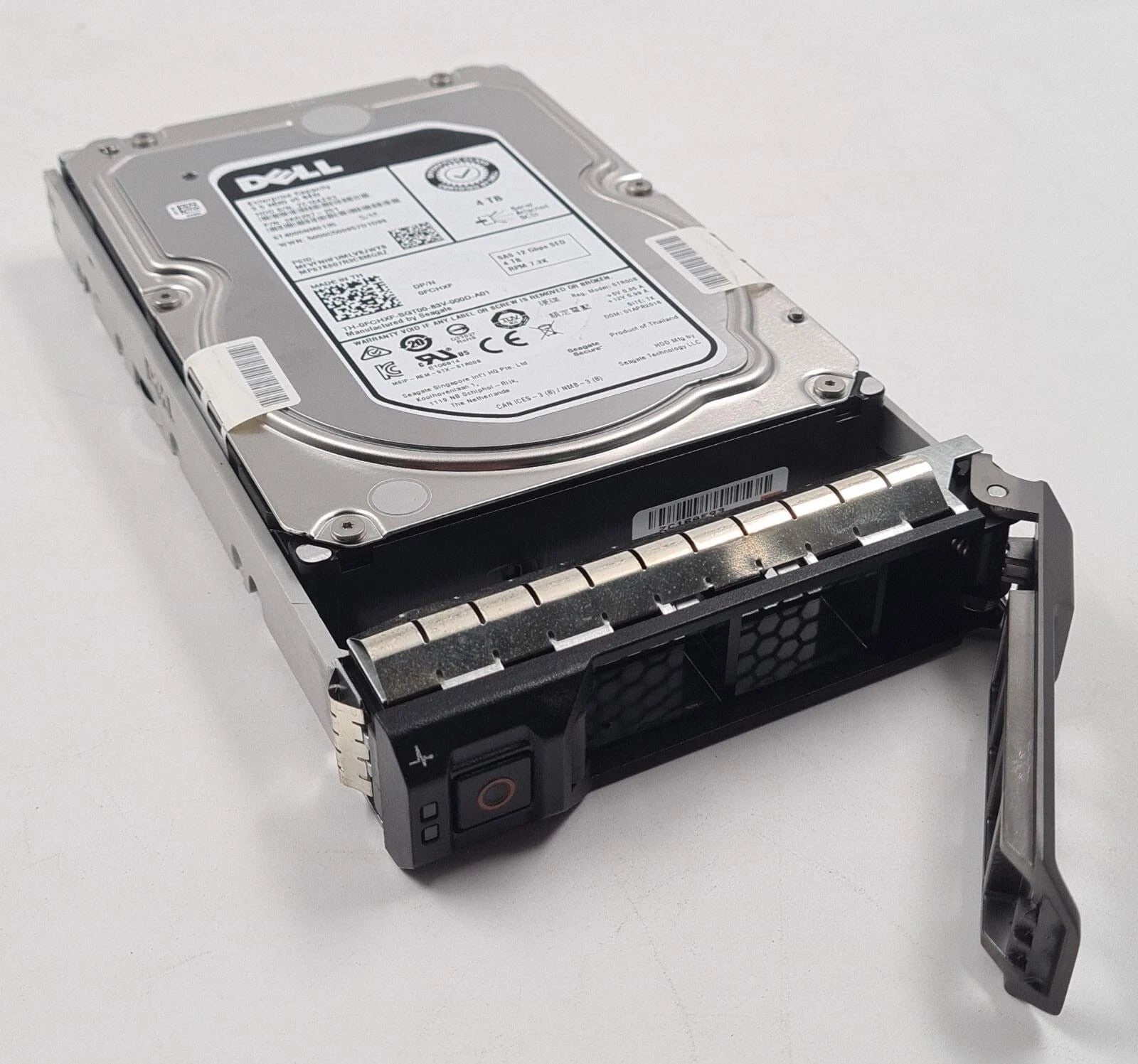 Dell 2AR207-251 4TB SAS 3.5 inch enterprise hard drive with caddy
