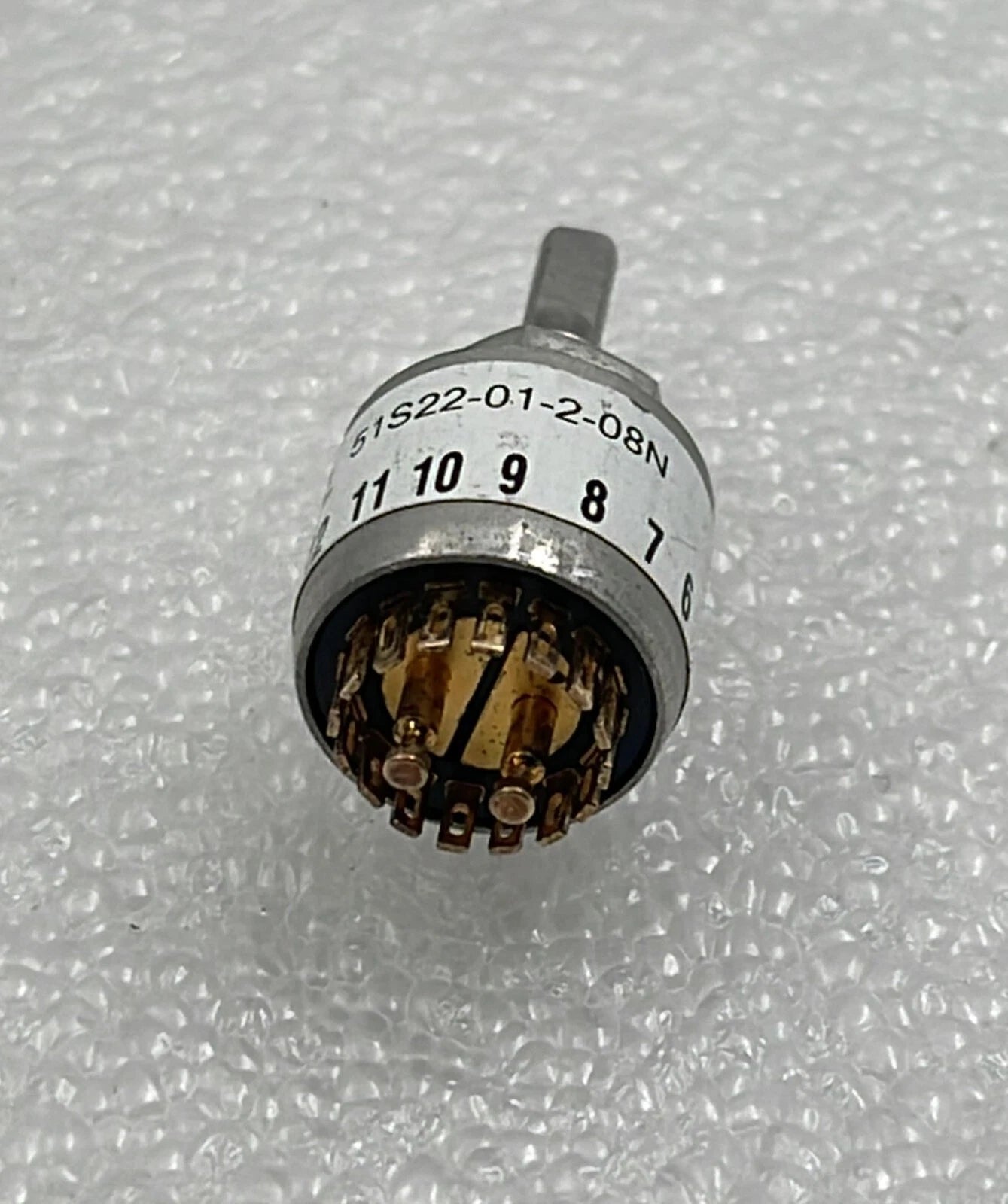 [LOT OF 10 PCS] Grayhill 51S22-01-2-08N SWITCH ROTARY 8POS 150MA 115V