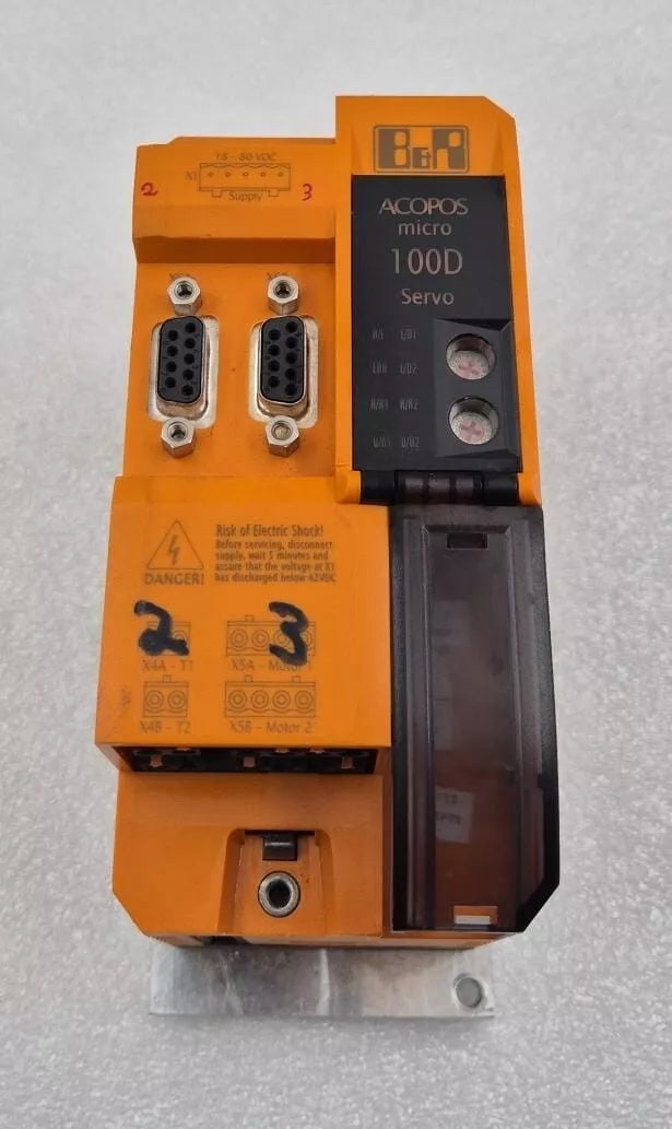 B&R Automation ACOPOS Micro 100D Servo Drive 80VD100PD.C022-01 Rev. A9