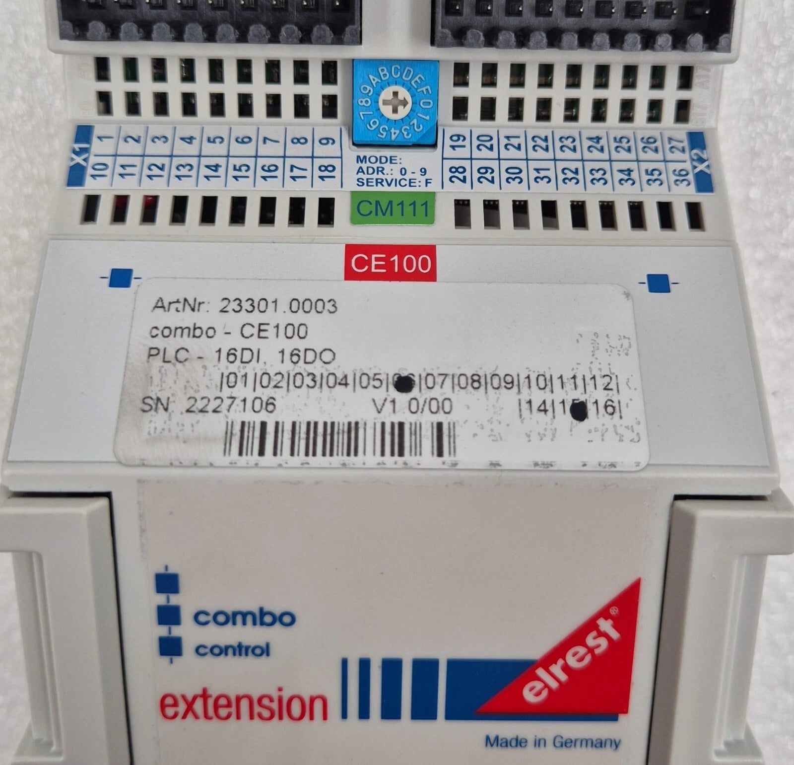 Elrest Extension Combo-CE100 23301.0003 PLC & Master CM111 ESB/CAN 23103.0002