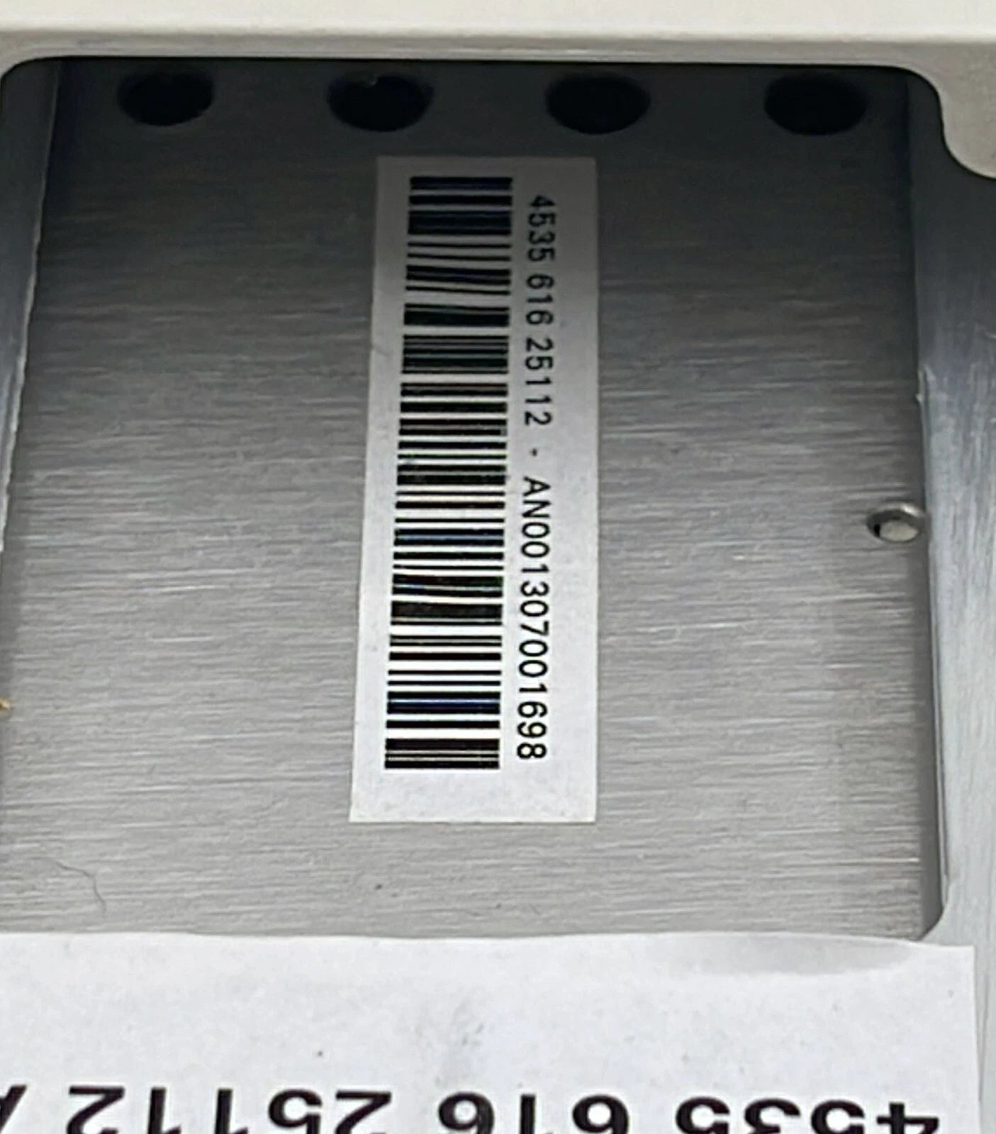 Philips industrial LCD panel label and part number view