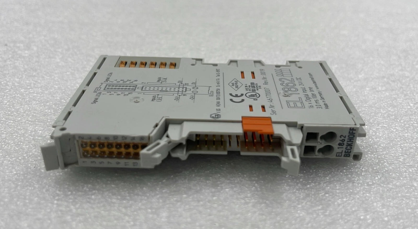 [LOT 2 PCS] Beckhoff EL1862 EtherCAT 8-Channel Digital Input Terminal Module