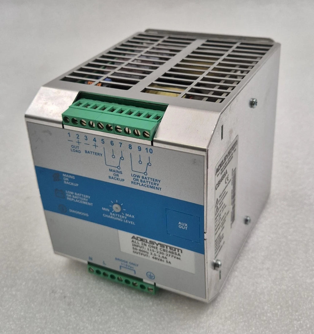 ADELSYSTEM CBI485A Power Supply 115-230-277Vac 48Vdc 5A All in one CBI 485A UPS