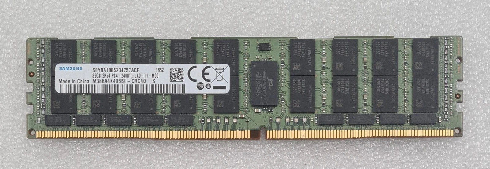LOT 5 PCS- SAMSUNG 32GB 2Rx4 PC4-2400T M386A4K40BB0-CRC4Q DDR4 Server Memory RAM