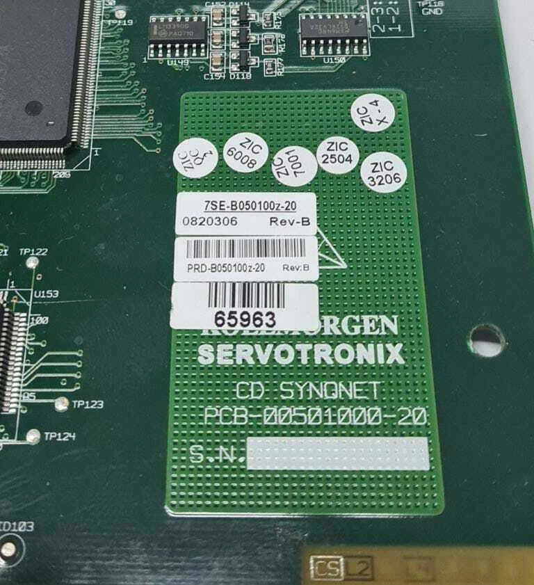 Kollmorgen Servotronix CD SYNQNET PRD-B050100z-20 rev. B PCB-00501000-20