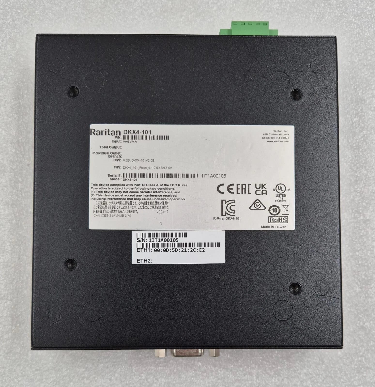 Raritan Dominion DKX4-101 (V. 2B) Ultra High Performance 4K KVM Over IP Switch