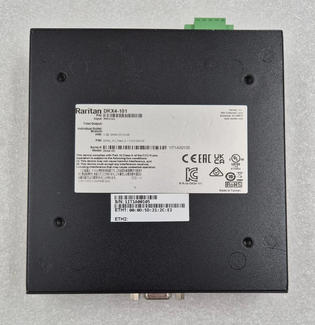 Raritan Dominion DKX4-101 (V. 2B) Ultra High Performance 4K KVM Over IP Switch