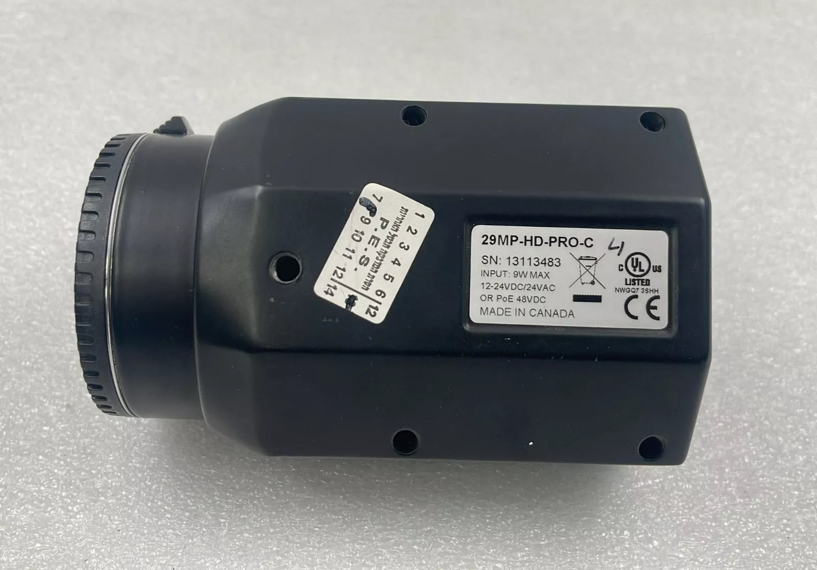 Avigilon 29MP-HD-PRO-C Canon EF Mount IP Camera 29MP Full Frame PoE Network Cam