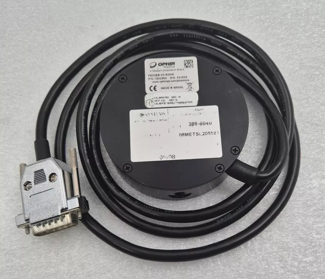 OPHIR PE50BB-V2-ROHS 7Z02864 OPTICAL LASER POWER METER HEAD