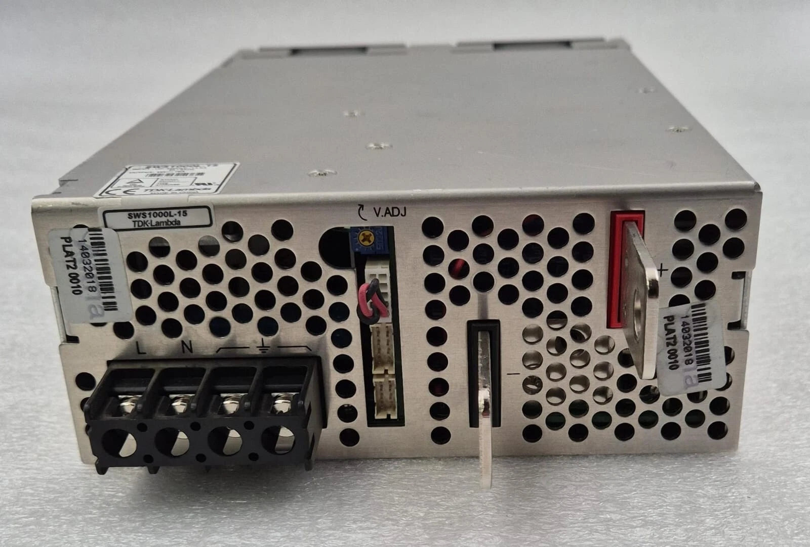 TDK Lambda SWS1000L-15 EHFP Power Supply 100-240VAC 13.0A