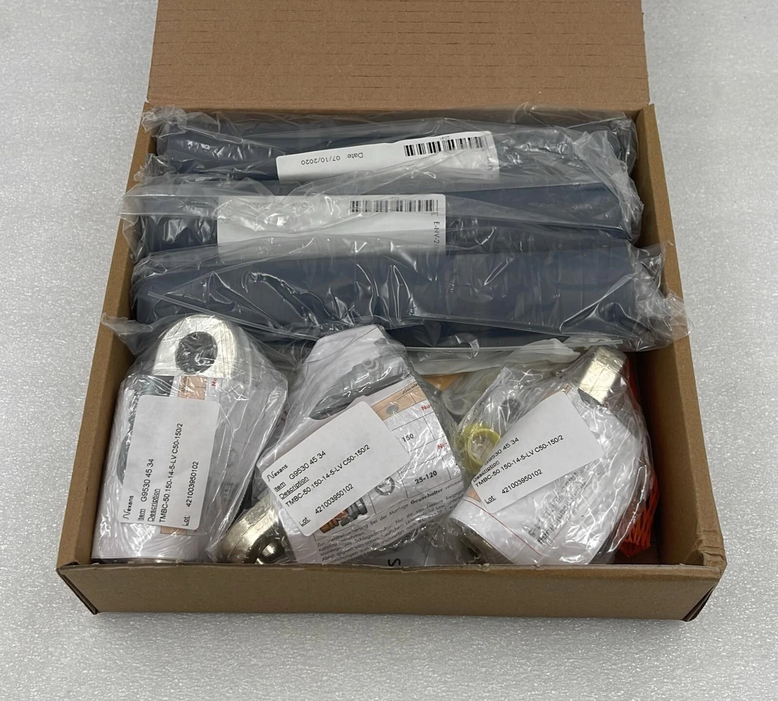 [LOT 3 PCS] Nexans Euromold K430TB/G Separable Tee Connector Housing KIT