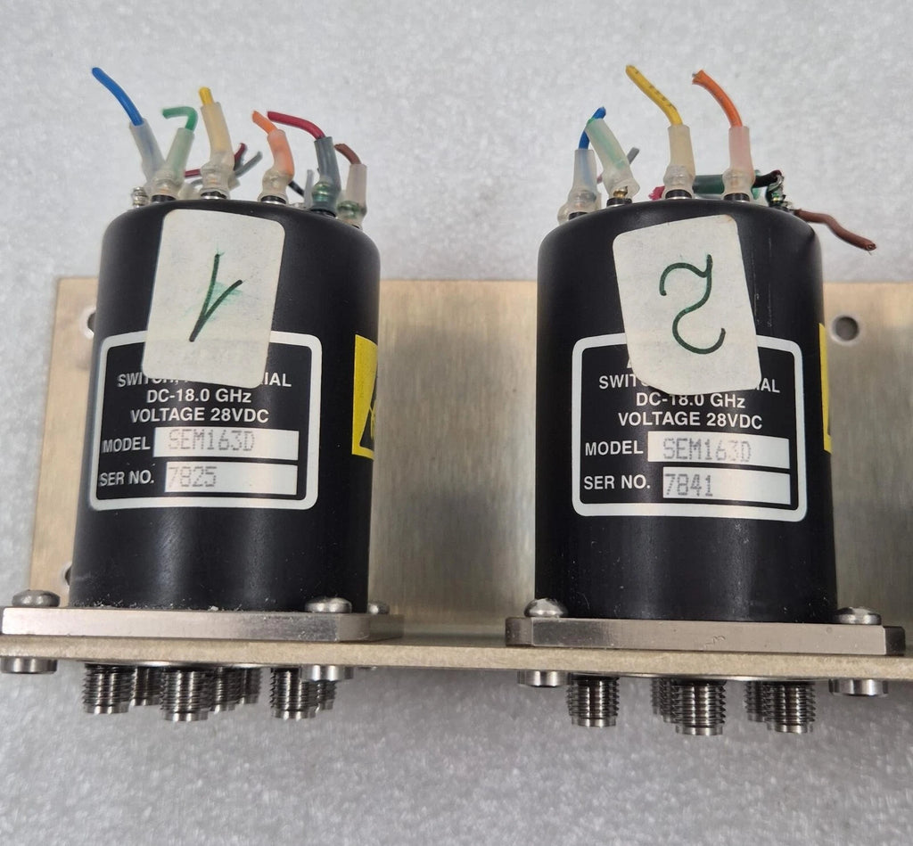 [LOT OF 5 PCS] Narda SWITCH RF COAXIAL SEM163D 28VDC