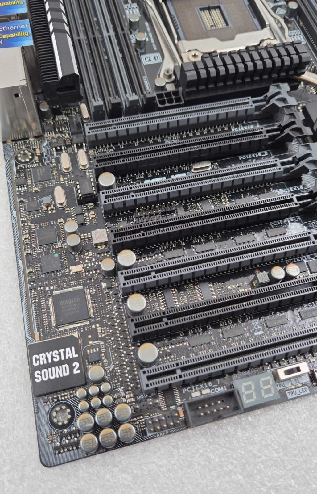 ASUS X99-E WS workstation motherboard LGA 2011 DDR4 with I/O shield