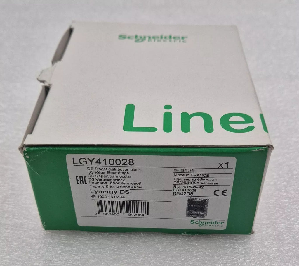 Schneider LGY410028 Distribution Block Linergy DS 4P 100A 28 Holes 054208