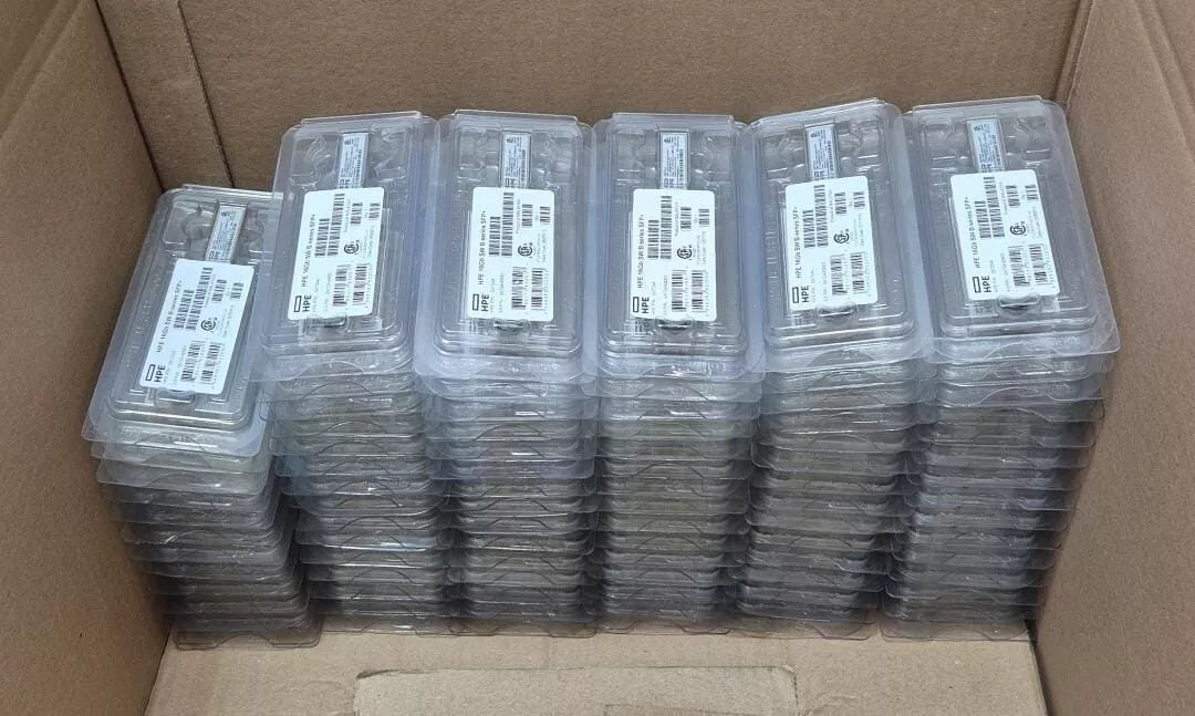 [LOT OF 100] NEW - HPE 16GB SW B-series SFP+ QK724A 656435-001 TRANSCEIVER