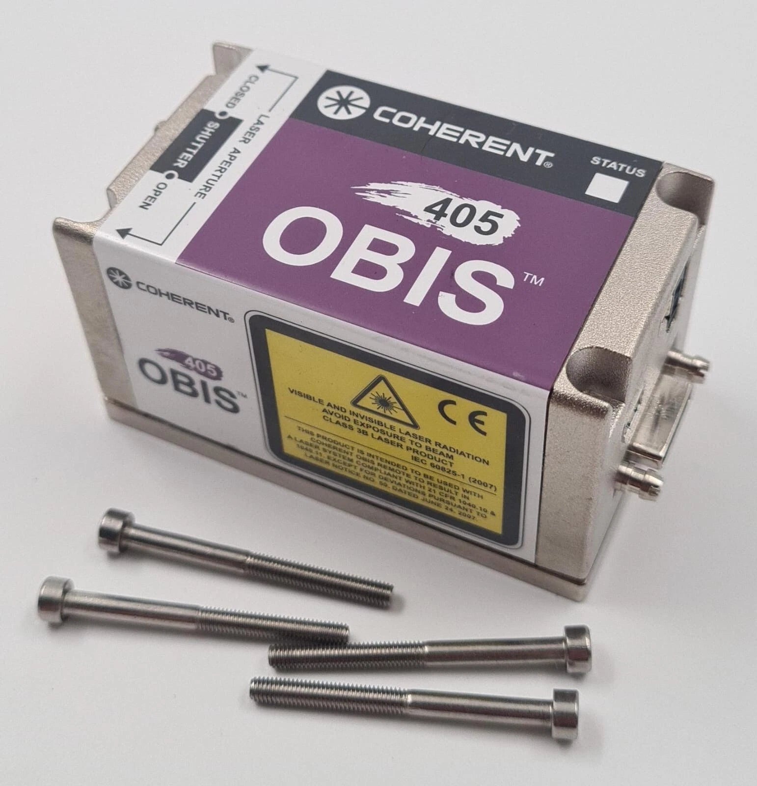 NEW - COHERENT OBIS 405 Laser Head 1185048 Rev. AD 401nm 50-150mW