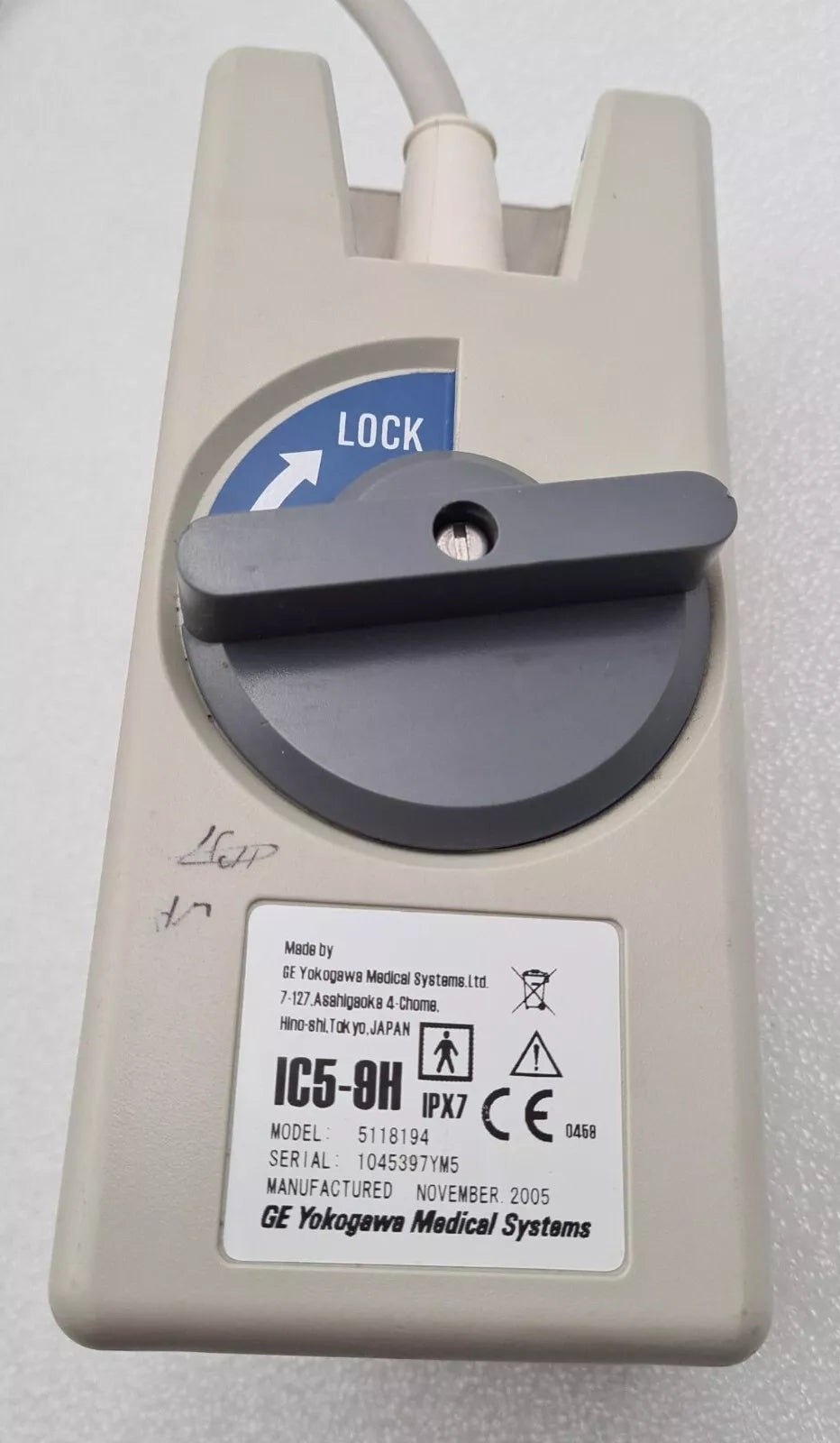 GE Medical IC5-9H 5118194 Transvaginal Ultrasound Transducer Probe