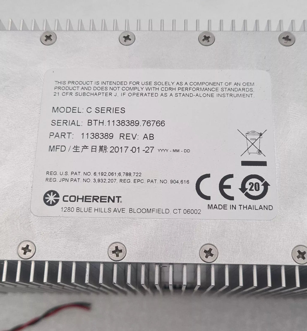 COHERENT C SERIES Laser Head 1138389 REV AB YEAR 2017
