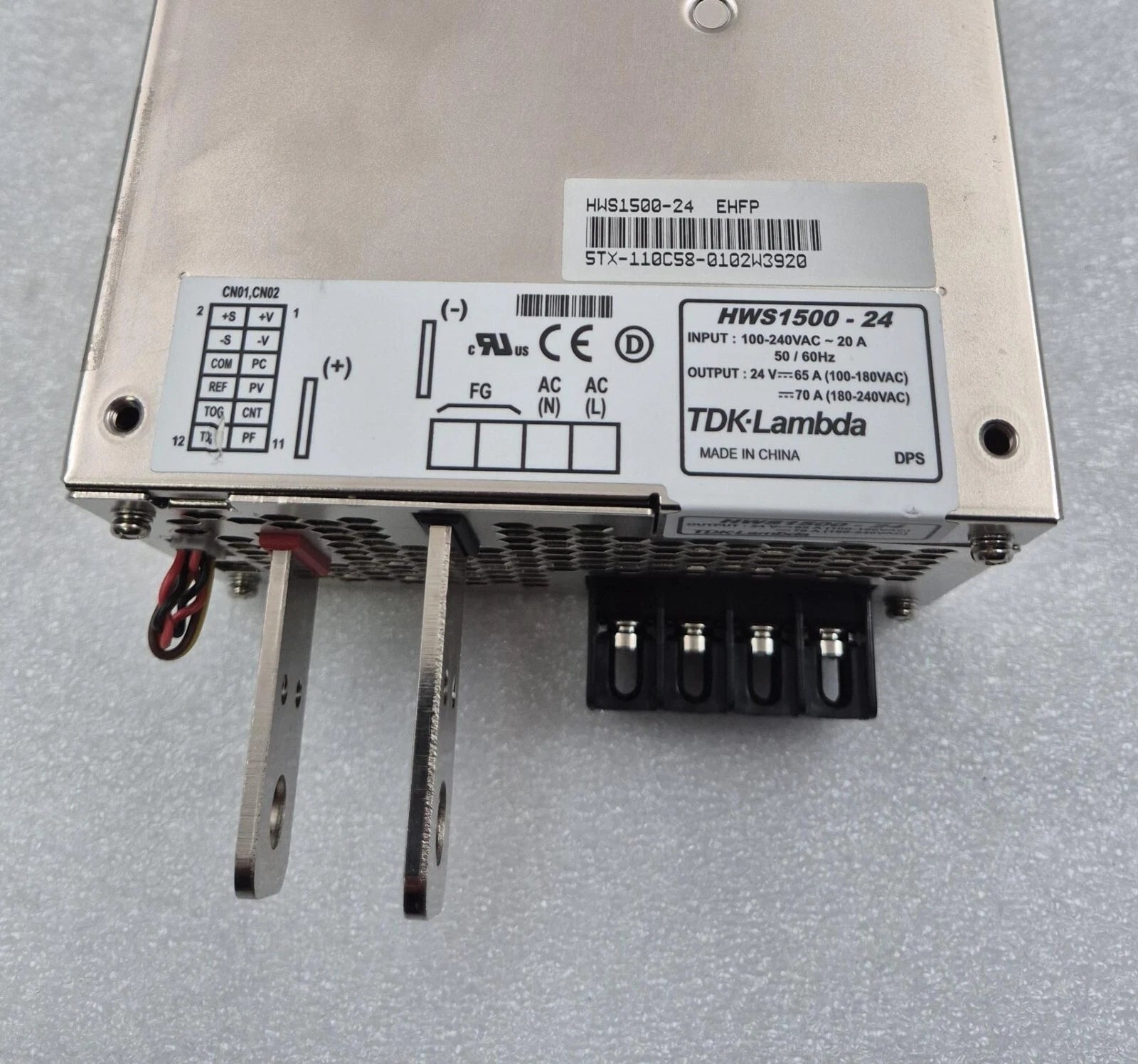 TDK-Lambda HWS1500-24 EHFP Switching Power Supply 1500W 24V 65A