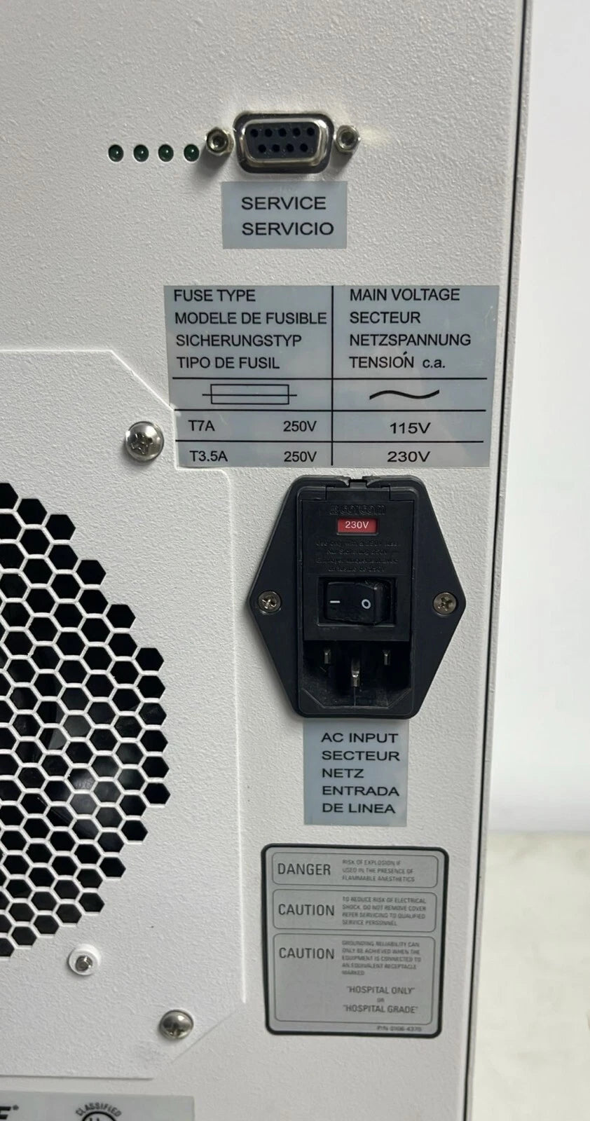 Laserscope Portable System 10-9220 External Laser Chiller 2004 for Aura i